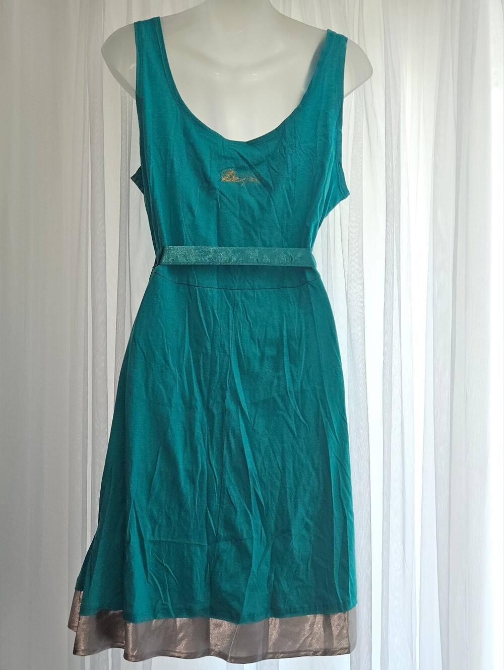DESIGUAL Turquoise Floral Medallion Tank Dress - Picture 6 of 10